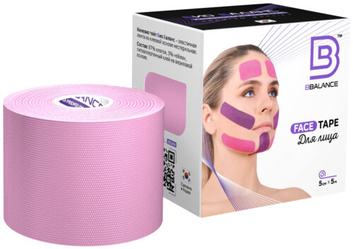 Yüz için Kinezyo Bantı BB FACE TAPE™️ 5cm × 5m pamuk SAKURA
